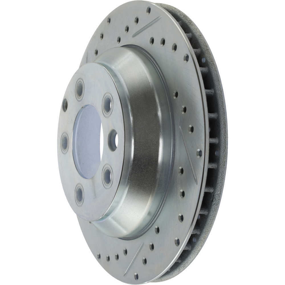StopTech 227.33078R Select Sport Drilled and Slotted Brake Rotor; Rear Right, improved looks and