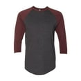 thumbnail image 2 of American Apparel Men's 3/4 Sleeve Raglan T-Shirt, 2 of 3