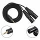 thumbnail image 3 of 2 uds. de enchufe TRS de 3,5mm a enchufe XLR doble, Cable de interconexión de + 1,5m, 3 of 9