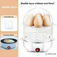 thumbnail image 2 of Electric Egg Boiler Universal 7 Egg Boiler Steamer Fried Egg Cooking Tool Kitchen Utensils Breakfast Maker (White), 2 of 7