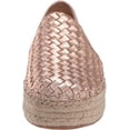 thumbnail image 2 of Sam Edelman Catherine Blush Gold Metallic Leather Slip On Espadrilles Sneakers (Blush Gold Metallic Leather, 8), 2 of 6