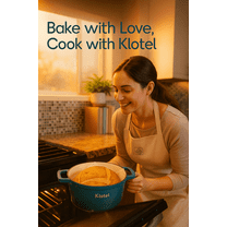 Klotel 5 Quart Cast Iron Dutch Oven with Nonstick Enamel Handle