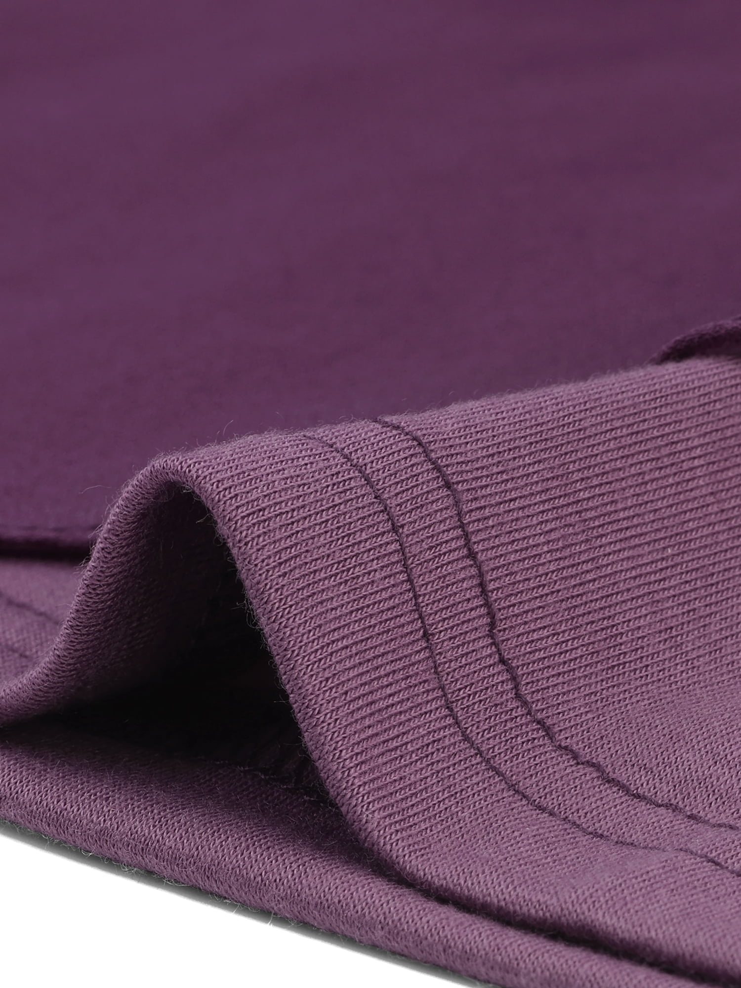 DARING DIVA Women's Plus V Neck Flowy Double Layered Chiffon Blouse 3X Purple