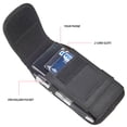 thumbnail image 2 of Heavy Duty Rugged Eva Belt Clip Holster Case w/Carabiner Keychain for Nokia 2 V, Nokia 5.1 Plus, Nokia 6.1 (2018), Nokia 6, Nokia 8, Nokia 8.1, 2 of 6