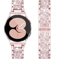 thumbnail image 2 of Yepband 20mm 22mm Bling Stainless Steel Bands for Galaxy Watch 5 4 40mm 44mm /Watch 5 Pro 45mm/Galaxy Watch 4 Classic 42mm 46mm/Samsung Galaxy Watch Active 2 3/Galaxy Watch 3 45mm 46mm Gear S3 S4 46mm, 2 of 8