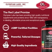 Olympian Labs Vanadyl Sulfate 20 mg Plus Niacin 20mg Capsules, 250 Count