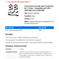 thumbnail image 2 of Front Control Arm Ball Joint Tie Rod End Kit 11 Piece - Compatible with 1999 - 2000 GMC Sierra 2500 4WD, 2 of 2