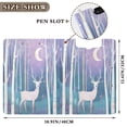 thumbnail image 3 of FORMRS A4 Clipboard Folder with Pen Holder Horizontal Foldable School Office Binder, Purple Night Deer, 3 of 9