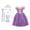 Purple Dress+Accessories, variant on HAWEE Princess Dress up Birthday Party Fairy Yellow Costume for Toddler Girls