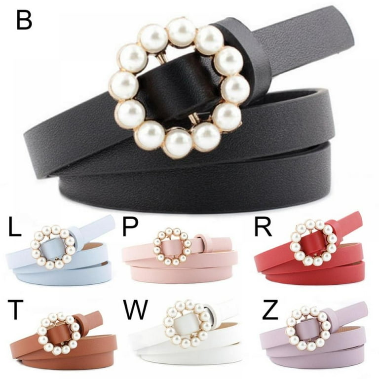 Fashion Casual Wild Round Buckle Belt Fashion Casual Wild Round Buckle Belt
