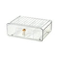 thumbnail image 1 of Underwear Drawer Storage Box 16 Cell Clear Stackable Dustproof Multi-functional Panties Bras Baby Clothes Socks Ties Belts Divider Organizer Home Supplies Clear One Size, 1 of 13
