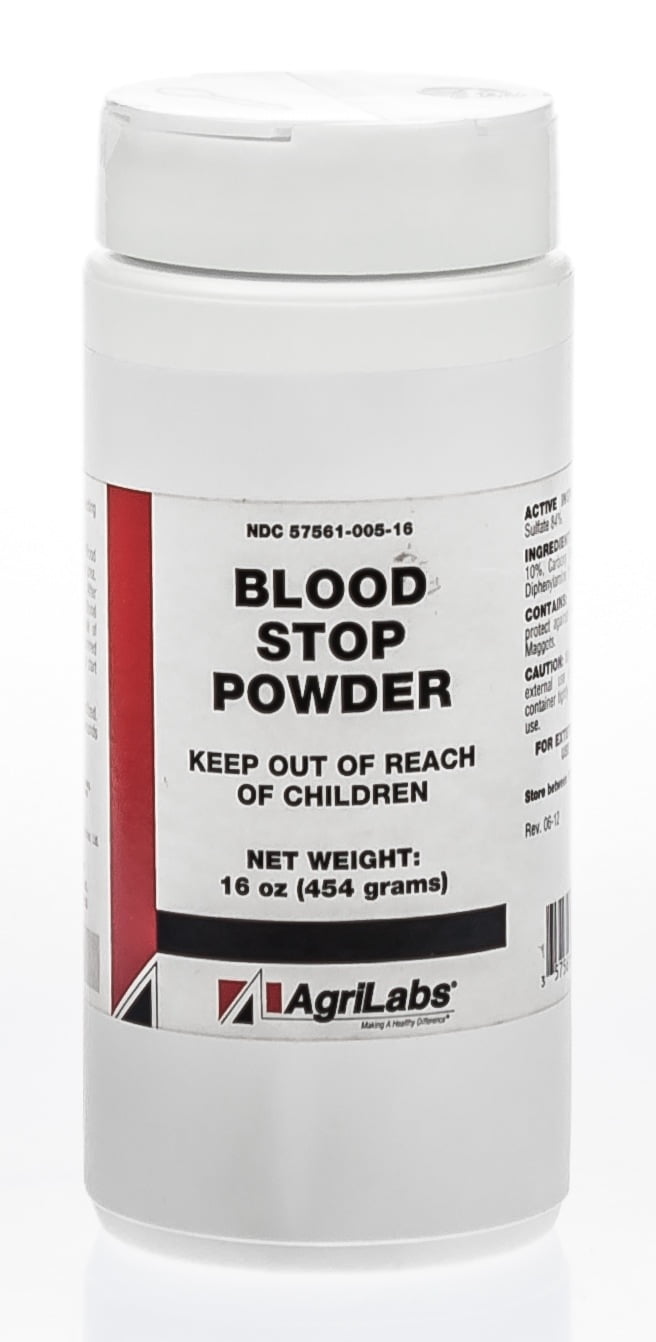 Blood Stop Powder for Cuts, Wounds & Dehorning