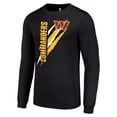 thumbnail image 2 of Men's Starter  Black Washington Commanders Color Scratch Long Sleeve T-Shirt, 2 of 3