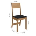 thumbnail image 4 of Set de comedor con mesa y cuatro sillas Darady, 4 of 4