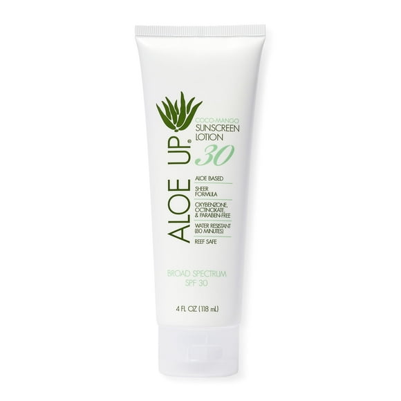 Loción de protección solar ALOE UP White Collection SPF 30 120 ml