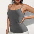 thumbnail image 2 of CAIXIA Athletic Tank Tops for Women V Neck Casual Sleeveless Shirts Ribbed Racerback Workout Top Slim Fit Womens Camisole Tank Tops Summer Tops for Women,Grey, 2 of 4
