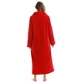 thumbnail image 3 of Just Love Plush Zipper Lounger Robe for Women, 3 of 3