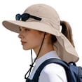 thumbnail image 3 of Gyujnb Lightweight Breathable Mesh Sun Hat Hat with Detachable Neck for Outdoor Activities, 3 of 6