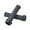 Gray, variant on ENLEE Mountain Bike Handlebar Grips, Cycling Anti Slip Lock On Bicycle Grips, TPR Rubber and Aluminum Alloy Material, 5.4 inches / 13.8 cm Length, 0.87 inches / 22.2 mm Inner Hole, Blue