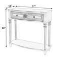 thumbnail image 7 of Butler Specialty Company Alexander 37 in. W Wood 1 Drawer Console Table - Green, 7 of 7