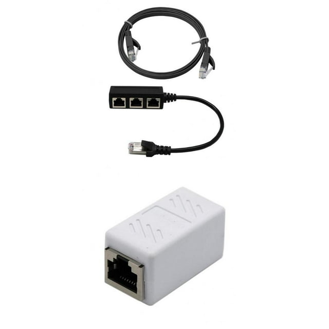 1 A 3 Adaptador M / Adaptador De Cable Extender Plug Coupler Baoblaze Cable de extensión ABS