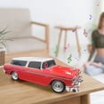 thumbnail image 6 of Portable Bluetooth Speaker Rechargable 1955 Vintage Retro Car Portable Wireless FM AUX USB Red, 6 of 10