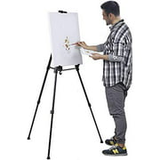 MEEDEN 2-Pack Studio Aluminum Metal Tripod Travel Easel with Bag, Table-Top/Floor Dual-Purpose, Perfect for Painters Students, Landscape Artists, Hold Canvas Art up to 32" - image 4 de 6