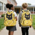 thumbnail image 4 of Kuiaobaty Cat Lemon Print Backpack for Boys Girls Lightweight School Bag with Padded Straps Multi Pockets School Bag Laptop Bag for School, Yellow, 4 of 7