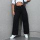 thumbnail image 4 of Karight Women's Wide Leg Jeans High Waisted Denim Pants Stretchy Casual Baggy Straight Leg Loose Fit Jeans for Women, 4 of 8