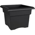 thumbnail image 1 of Bloem 10183 18 in. Veranda Planter, Black, 1 of 6