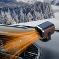 thumbnail image 4 of Oliegs Heated Blanket 2 In 1 Portable Heater With 360° Rotation Windshield Heater 150w Heater For Vehicle Heating/ Switchable Plugs Into For Chocolate, 4 of 4