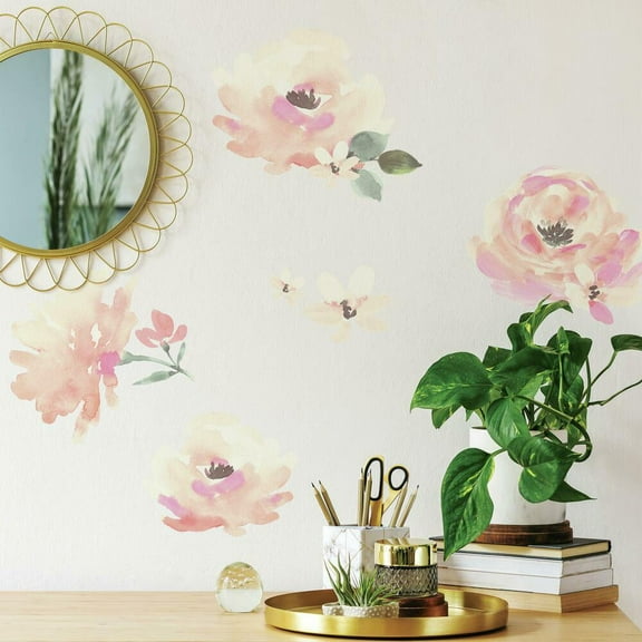 Floral Blooms Peel and Stick Wall Decals