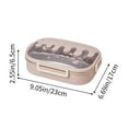 thumbnail image 2 of Oggfader 3 Compartment Stainless Steel Bento Box, Pink Microwave Safe Leakproof Portable Lunch Box for Ki-ds Stu-dents - Cute Multi-Purpose Food Container, 2 of 3
