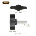 thumbnail image 2 of Uxcell 4 Pcs Vis à Pouce 1/4 Pouces - 20.4 Pouces, Vis à Pouce Filetée en Acier Inoxydable 304, 2 of 6