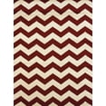 thumbnail image 1 of United Weavers Visions Area Rugs - 970-20030 Contemporary Red Chevron Multicolored Lines Waves Rug, 1 of 2