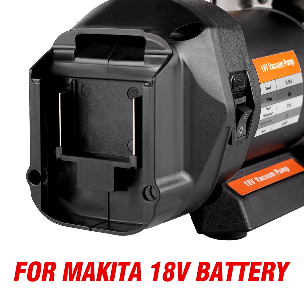 5PA Refrigerant Vacuum Pump 1/4 Air intake Refrigeration 1/2 HP for Car Household Air Conditioning For 18v Battery