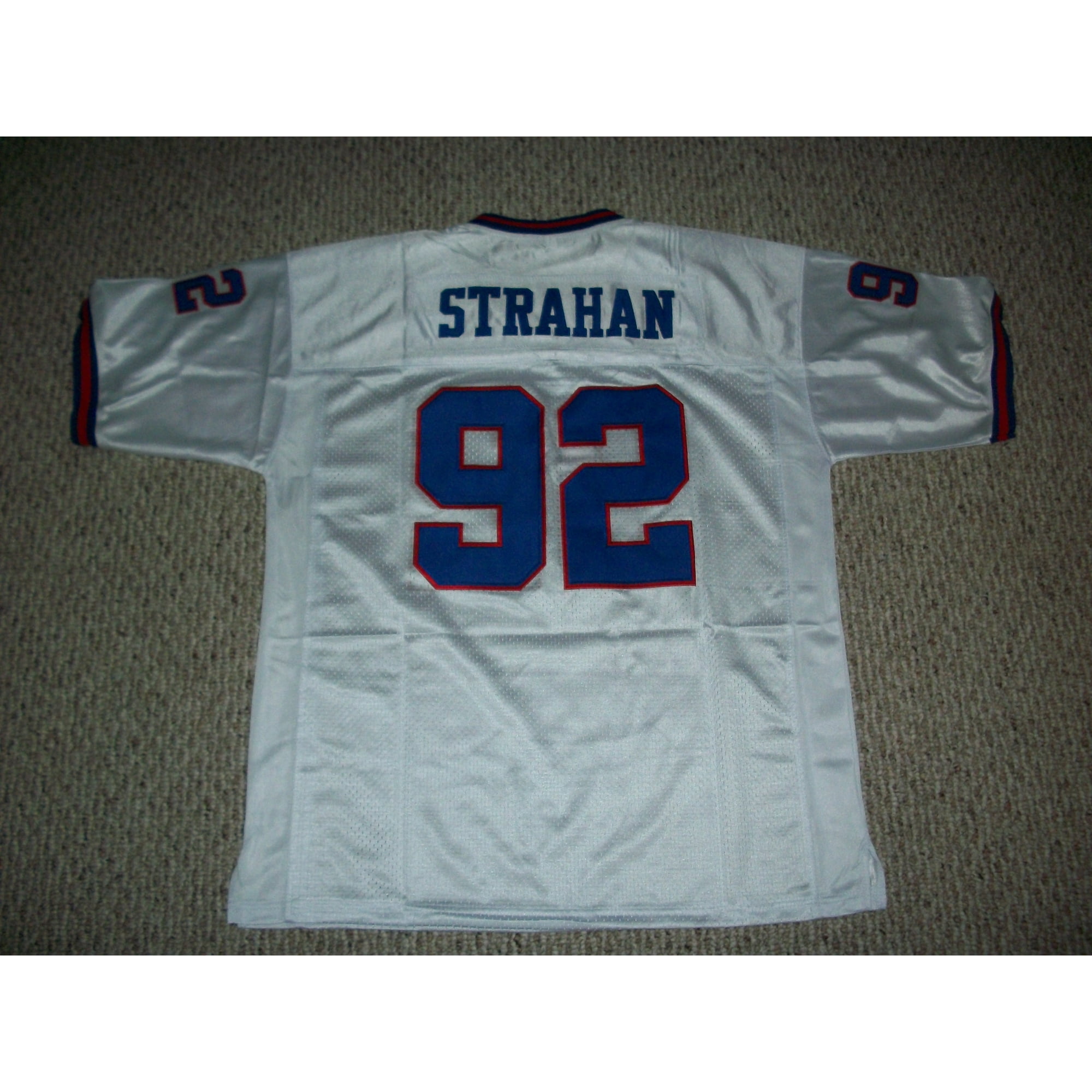 Michael Strahan Autographed New York Giants (Blue #92) Jersey