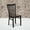 Mahogany Wood Seat/Black Metal Frame, variant on Flash Furniture 2pk HERCULES Series Black School House Back Metal Restaurant Chair, Wood Seat, Multiple Colors