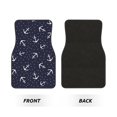 thumbnail image 2 of Fotbe Anchors Juego de 4 Tapetes para Auto con Estampado – Alfombrillas de Goma Reforzada, Diseño Antideslizante, Protección para Todo el Año – Vehículos, Autos, Camionetas y SUVs, 2 of 7