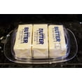 thumbnail image 3 of Handy Housewares Large Double-Wide Clear Acrylic Butter Serving Storage Dish with Lid, 3 of 5
