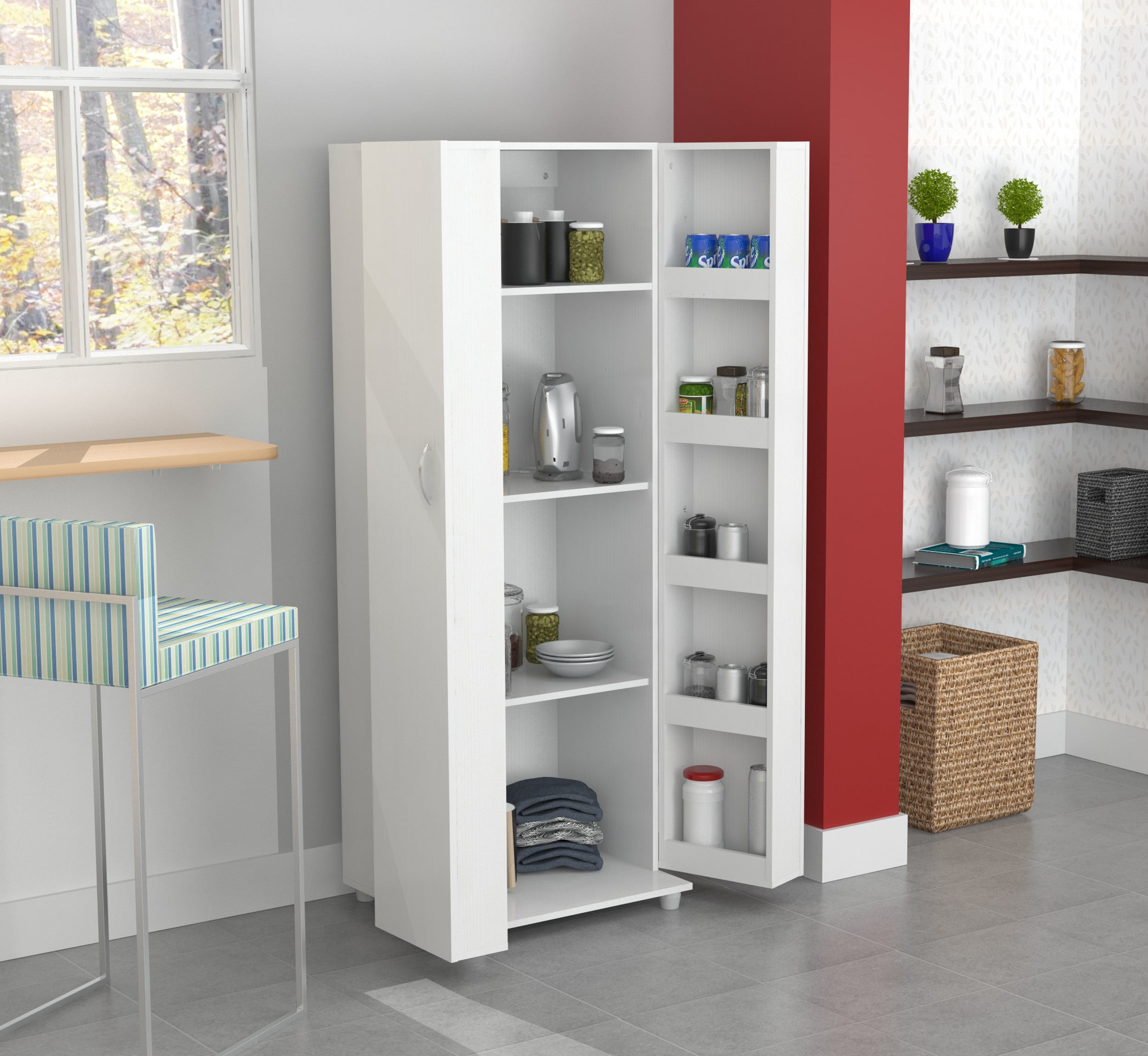 Minitini - LIVARNO LIVING Shelving Unit 117 x 107 x 36cm Melamine resin  coating for extra scratch resistance Floor-friendly furniture glides  Condition: New For Sale only Rs. 12,500 only