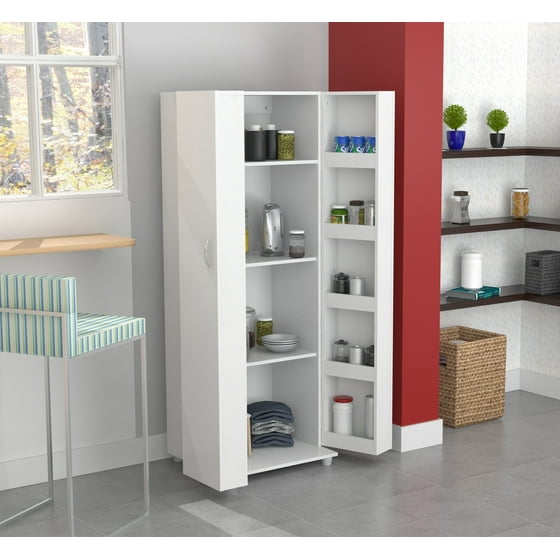 Inval Modern Laricina-white Kitchen Storage Pantry ...