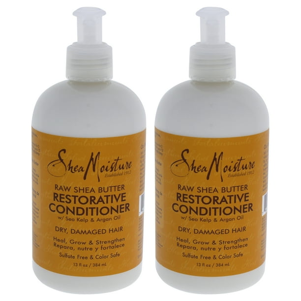 Shea Moisture Acondicionador Acondicionador Restaurador de Manteca de Karité Cruda - Paquete de 2 13 oz Shea Moisture Shea Moisture Acondicionador 13 oz