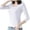 j137-White, variant on LIIPEE Womens Casual T Shirts Crew Neck Three Quarter Sleeve Solid Color Basic T Shirt Ladies Fashion Comfortable Versatile Everyday Tees,M