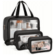 thumbnail image 1 of Estuches De Maquillaje Bolsa Cosmetiquera Set 3 Xtellar negro, 1 of 3