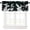 Fur-3, variant on Leopard Pattern Window Valance,Vintage 3D Wild Animal Fur Print Home Bedroom Living Room Kitchen Decorative Valance,1 Panel 54" x 18"