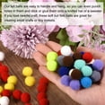 thumbnail image 4 of Pom Felt Balls Fabric 1.5cm 15mm Rainbow for Crafts Project DIY 300 Pcs, 4 of 7