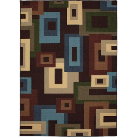 Mohawk Home Jumbleblocks Area Rug, Multi-Colored, 60" x 84"