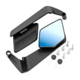 thumbnail image 1 of koolsoo Accessoires de Rétroviseurs de Moto Génériques Installation Rapide Angle de Vision Grand Noir Bleu, 1 of 9