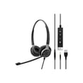 thumbnail image 2 of Sennheiser Sc 665 Usb Headset - Stereo - Black - Mini-phone, Usb - Wired - 40 Ohm - 50 Hz - 18 Khz, 2 of 15